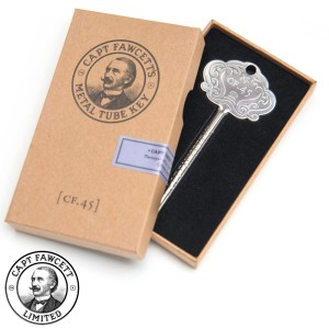 Metal Tube Key Captain Fawcett